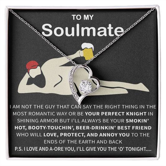 To My Soulmate | Perfect Knight | Forever Love Necklace